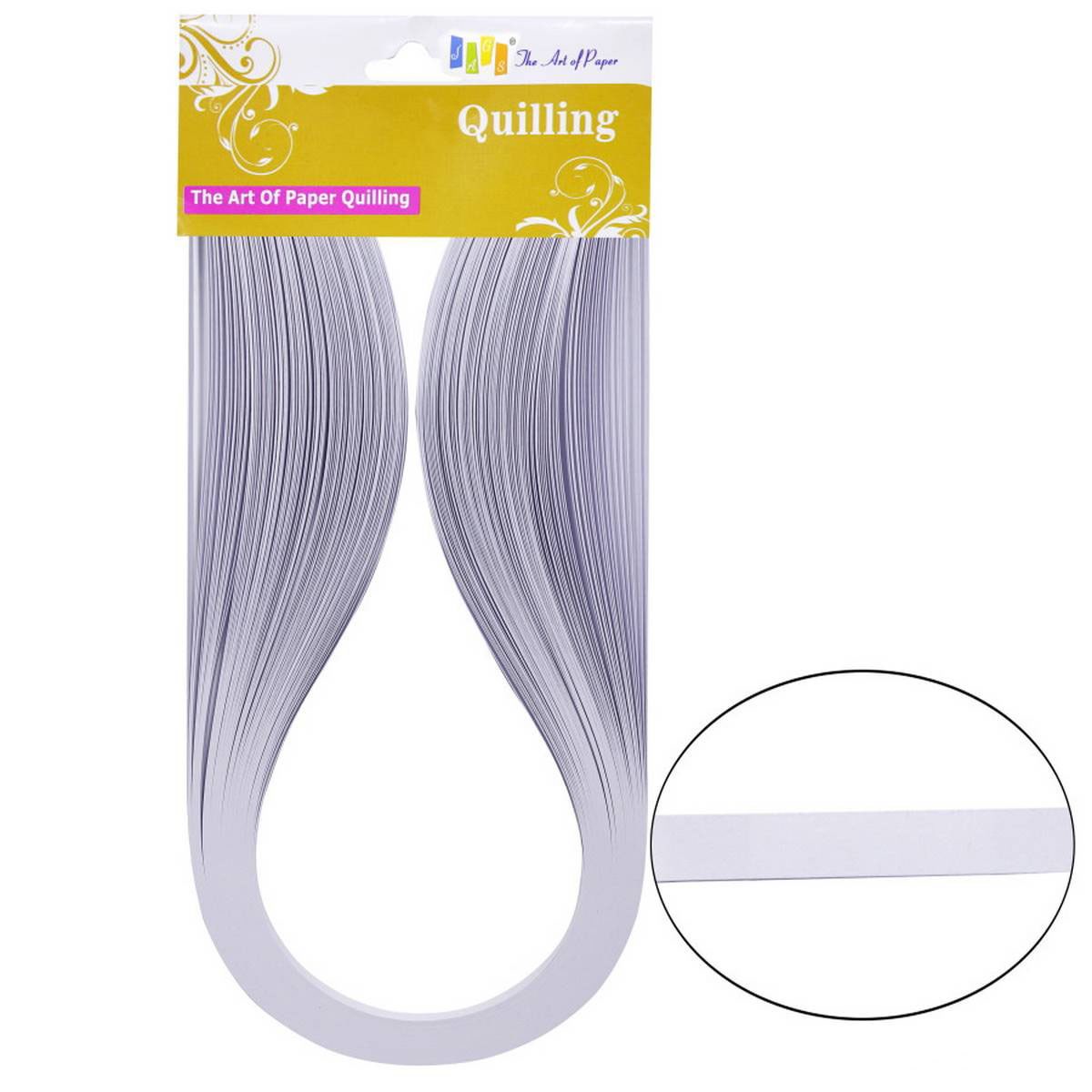 Quilling Paper Strips 100 Strips 10mm Width 44 cm Length White