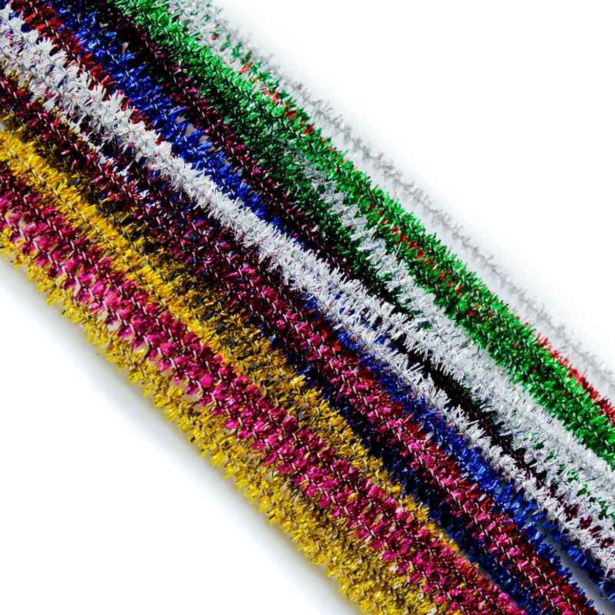 Buy Glitter Pipe Cleaner Chenille Sticks (Pack of 30) (Length 12 Inch
