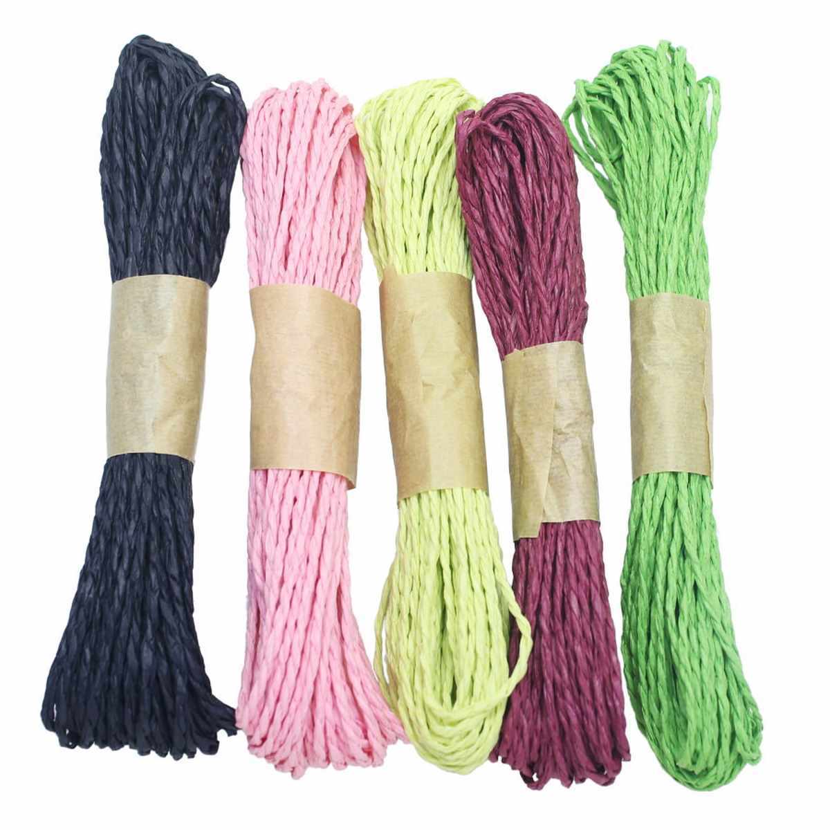 Craft Decorative Paper Rope Colour Small Plan 12Pcs