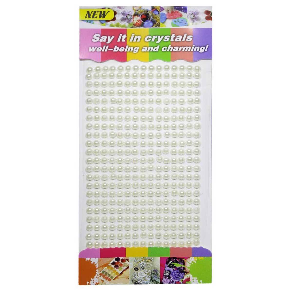 Pearl Round Shaped Stickers for Scrapbooking Embellishments Kids Craft