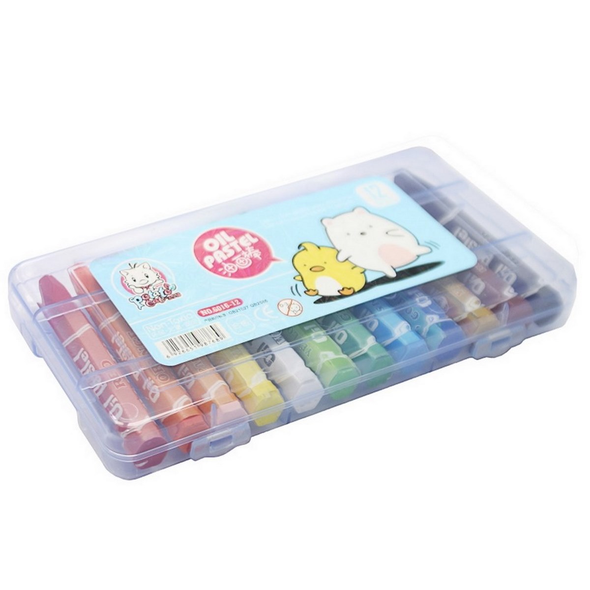 Oil Pastel Colour With Plastic Box For Drawing Sketching (Pack Contain