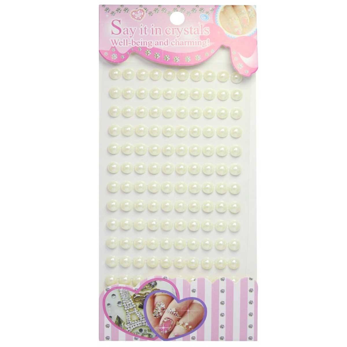 Pearl Round Shaped Stickers for Scrapbooking Embellishments Kids Craft