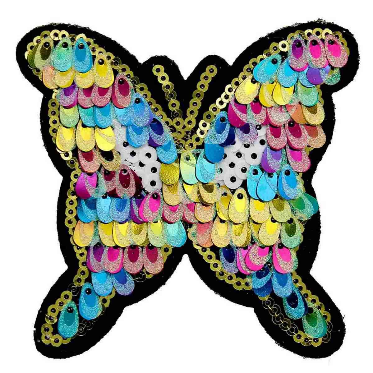 Craft Sequin Butterfly Shape (Black) For Art and Craft DIY Projects
