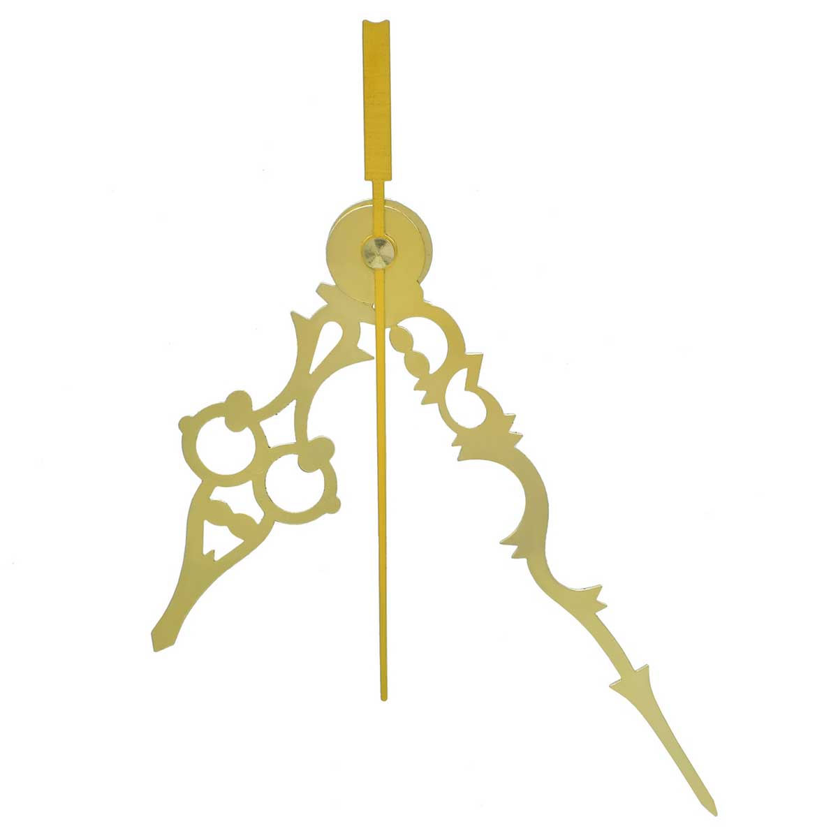 JAGS Clock Hands 5 inch Gold Hour, Minutes & Seconds Hand Set