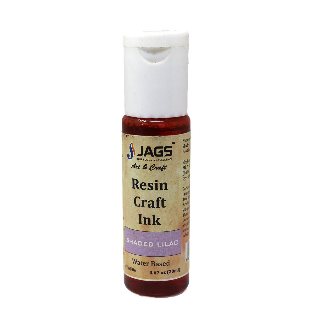 JAGS WaterFast Crafters Acid Free Dye Ink 30 ml Shaded Lilac