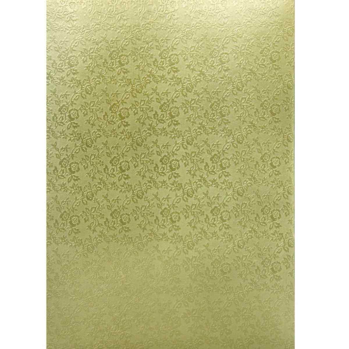 JustKraft A4 Metallic Cardstock Paper Golden Iris (Pack of 10) 300 gsm