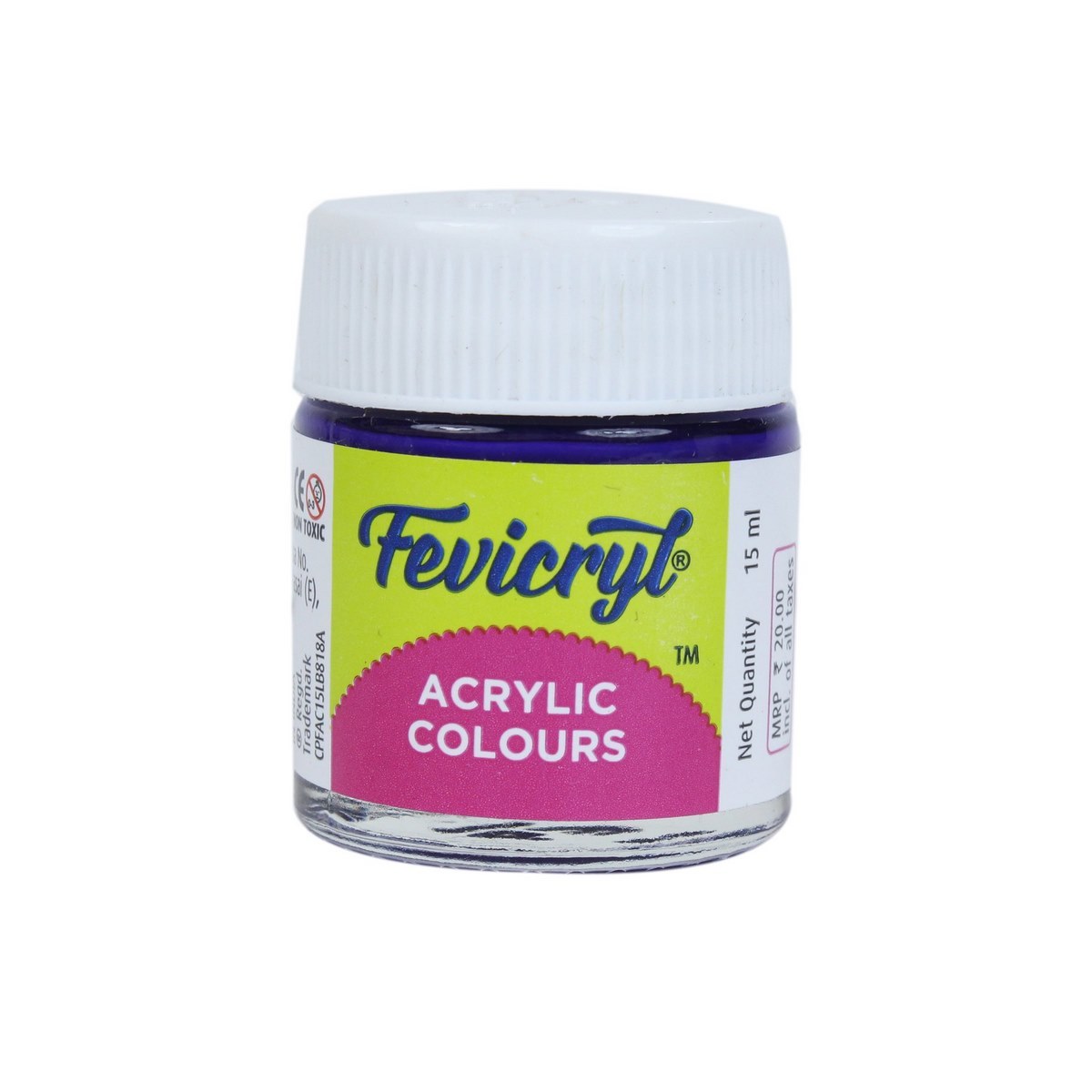 Fevicryl Acrylic Colours 15ml Mauve