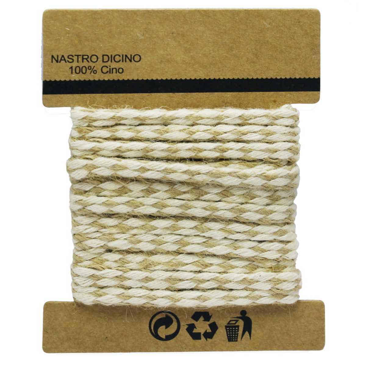 Craft Jute Rope Roll Lace For Decoration White 2 Meter Long 12 Pcs