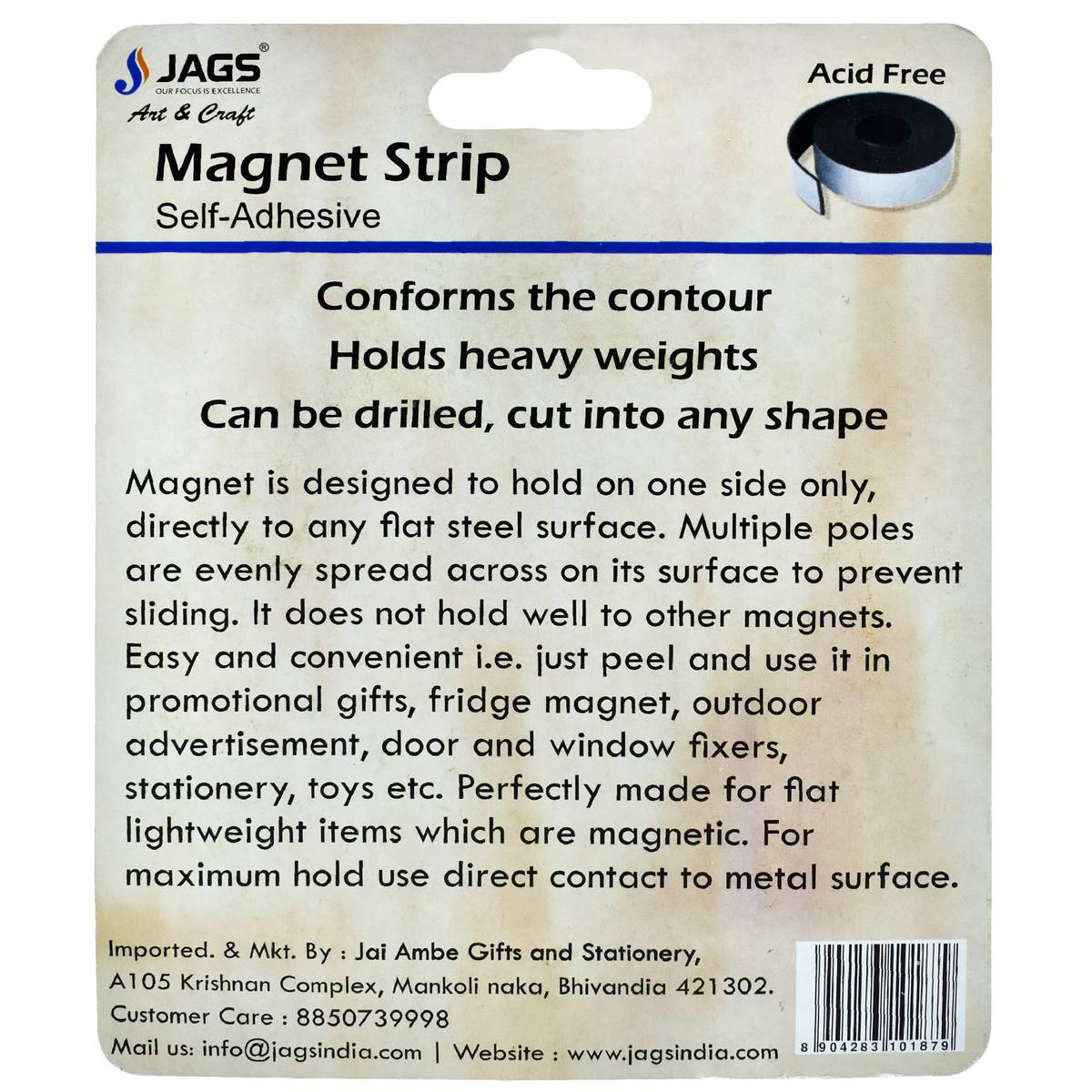 JAGS Acid Free Tape 12mm x1m Long