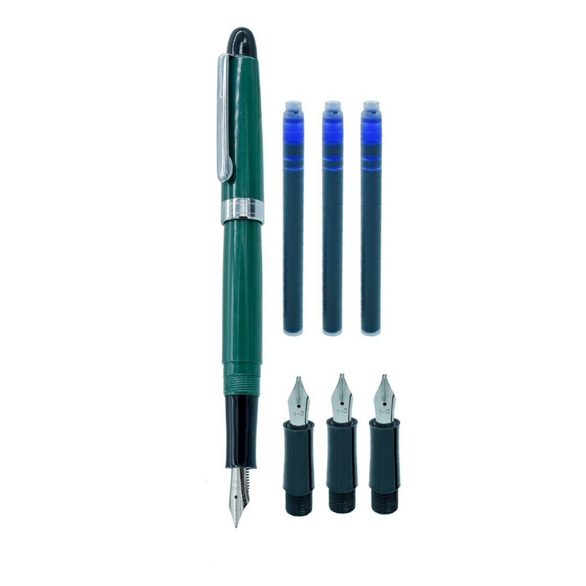 JAGS Professional Calligraphy Pen Set With 4 Nib Sizes Straight Cut