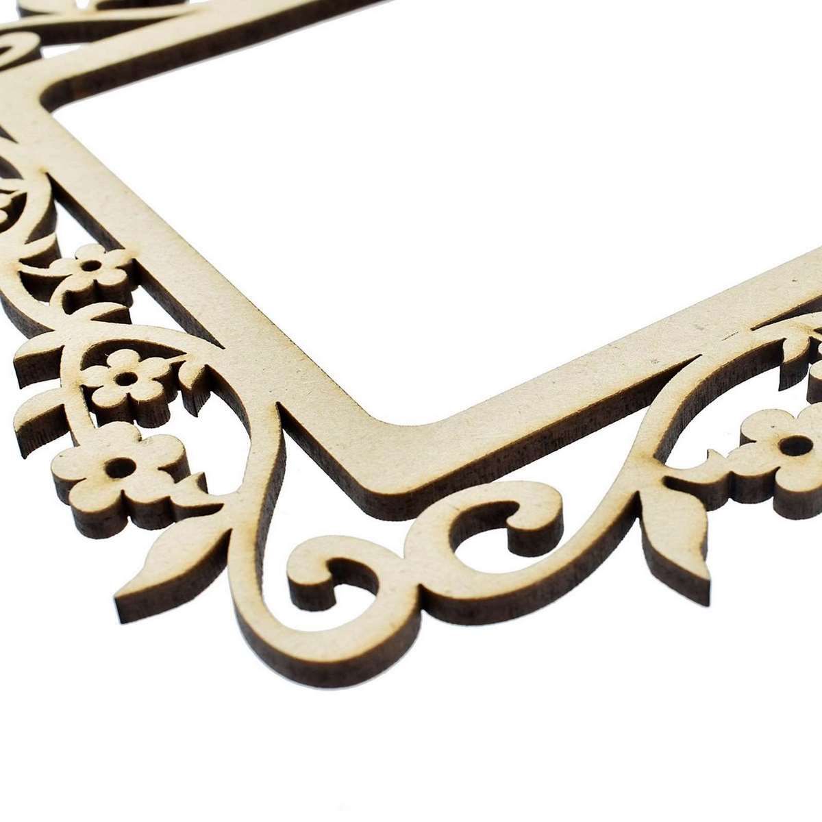 JAGS Wooden Photo Frame Cutout (3.5x5 Inch) (3 mm Thick) For Craft DIY