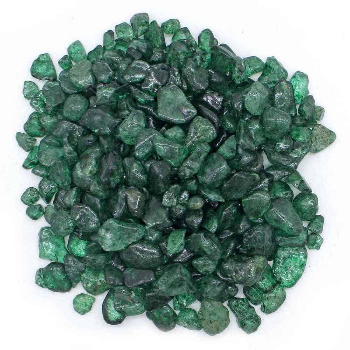 Resin Stone Dark Green Crystal For Aquarium Home Decoration Indoor