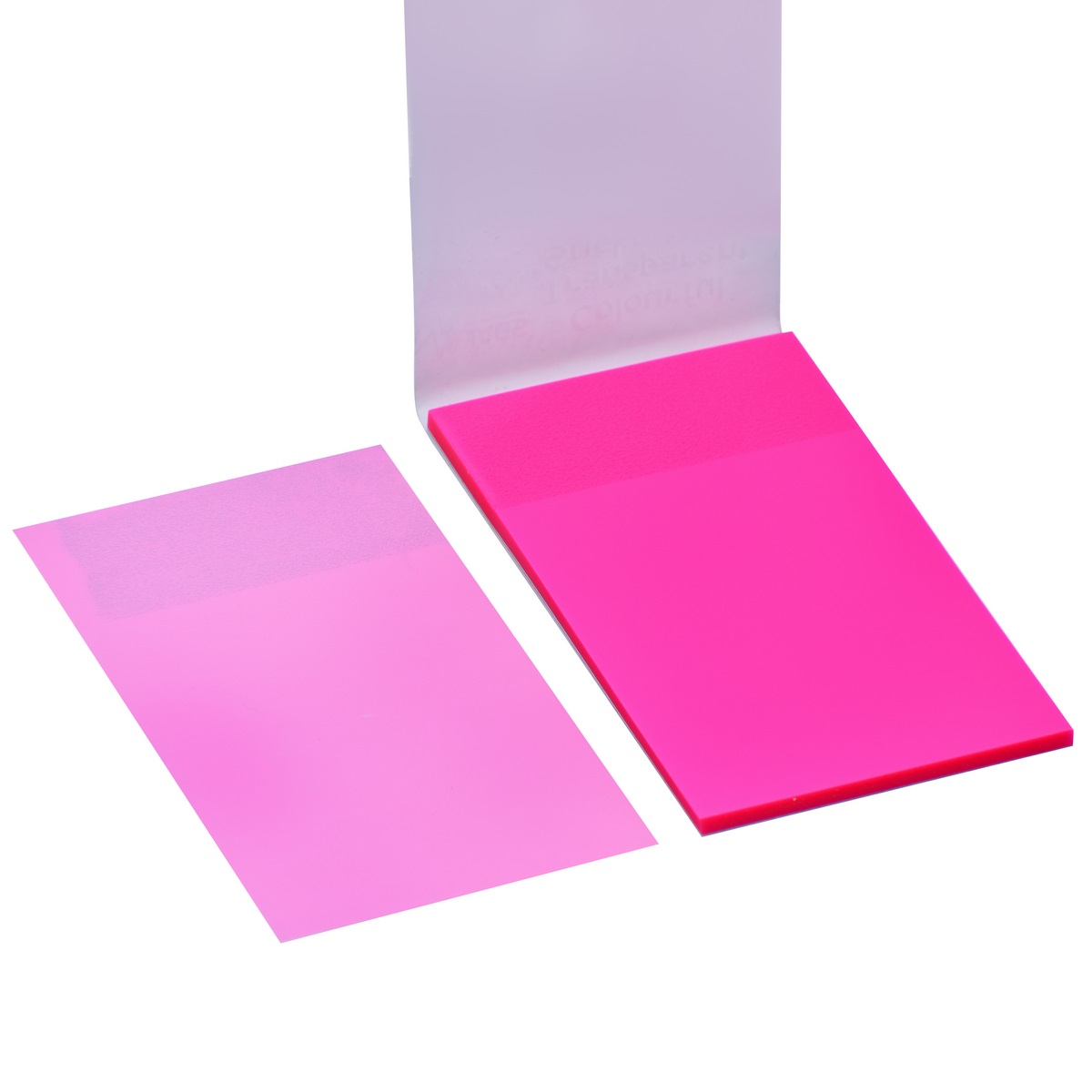 JAGS Colorful Transparent Sticky Notes Pack of 50 Sheets 2x3 Inch
