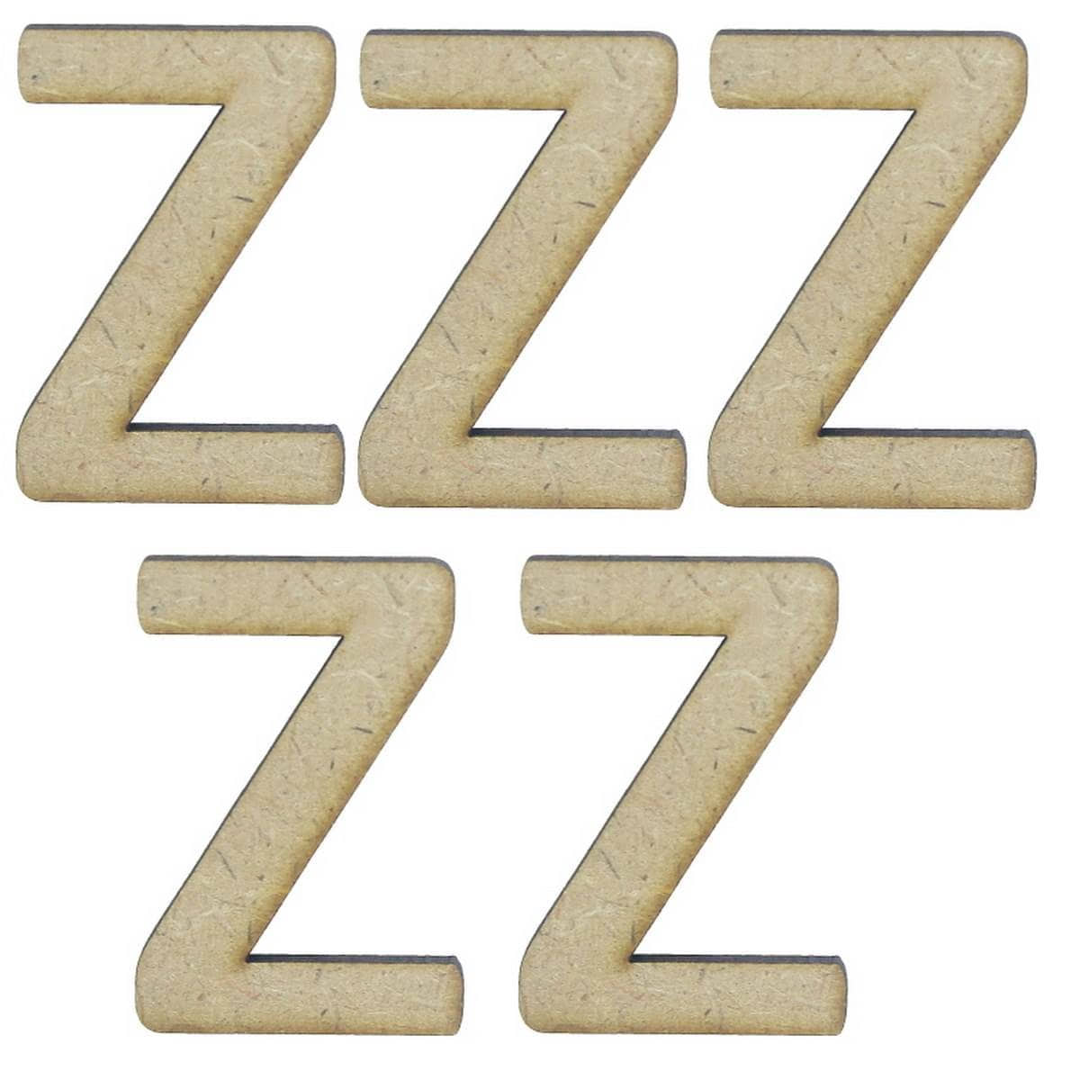 Buy MDF Upper Case Alphabet Z Cut-out