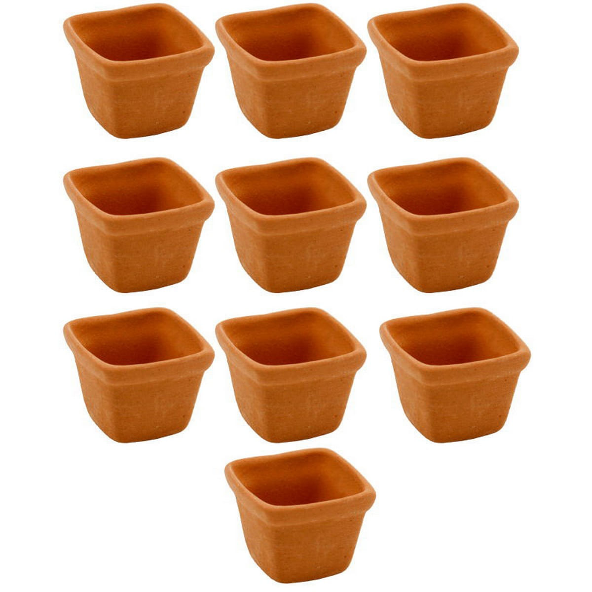Buy Miniature Ceramic Pot (Pack of 10 Pcs) (1x1x1.5 cm)