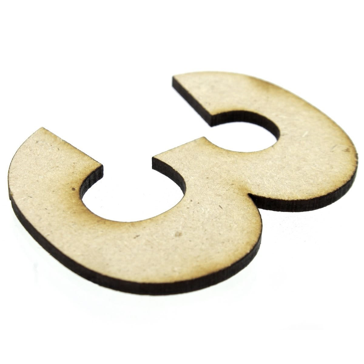 Buy MDF number 3 Cutout