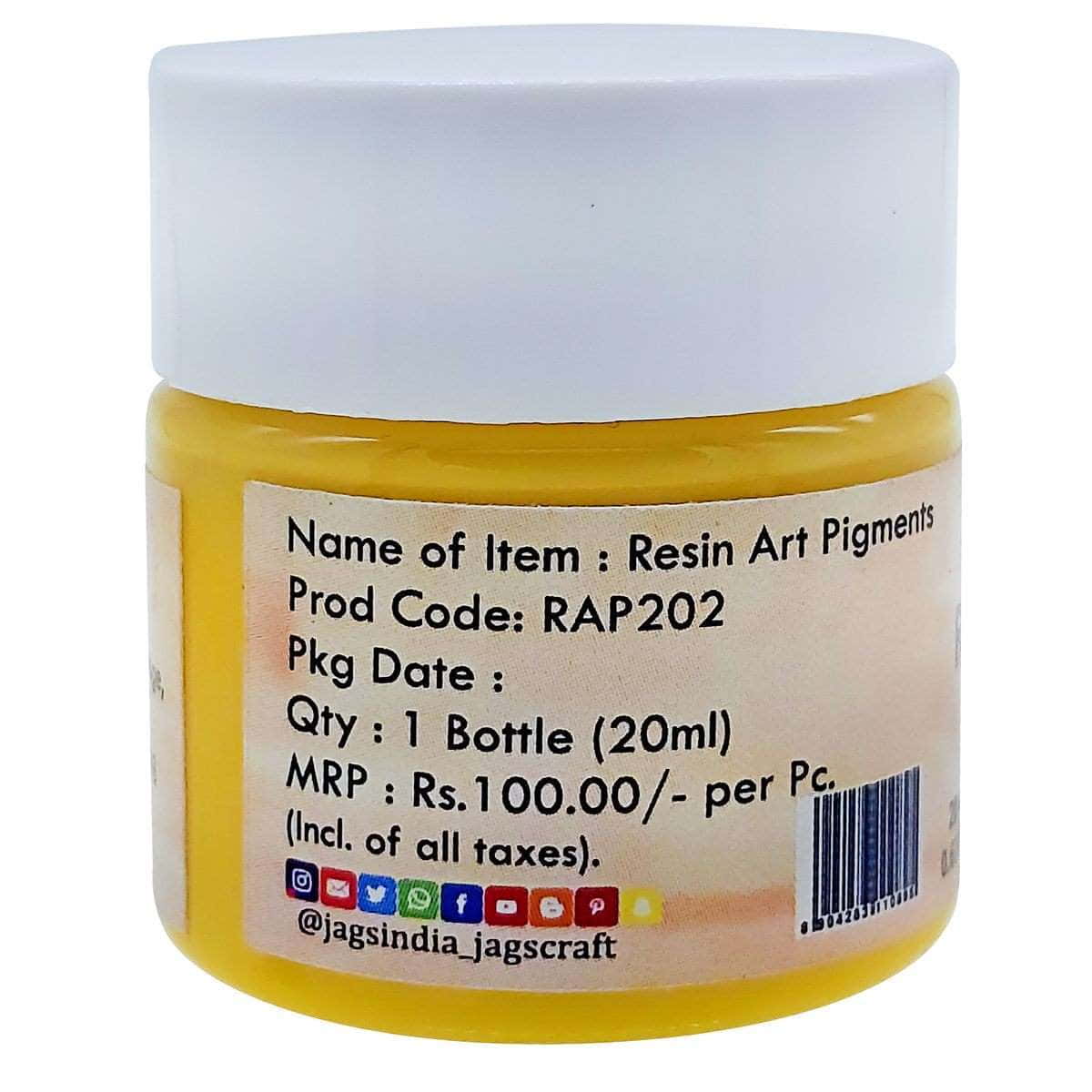 Resin Art Pigments 20ml (Light Yellow)