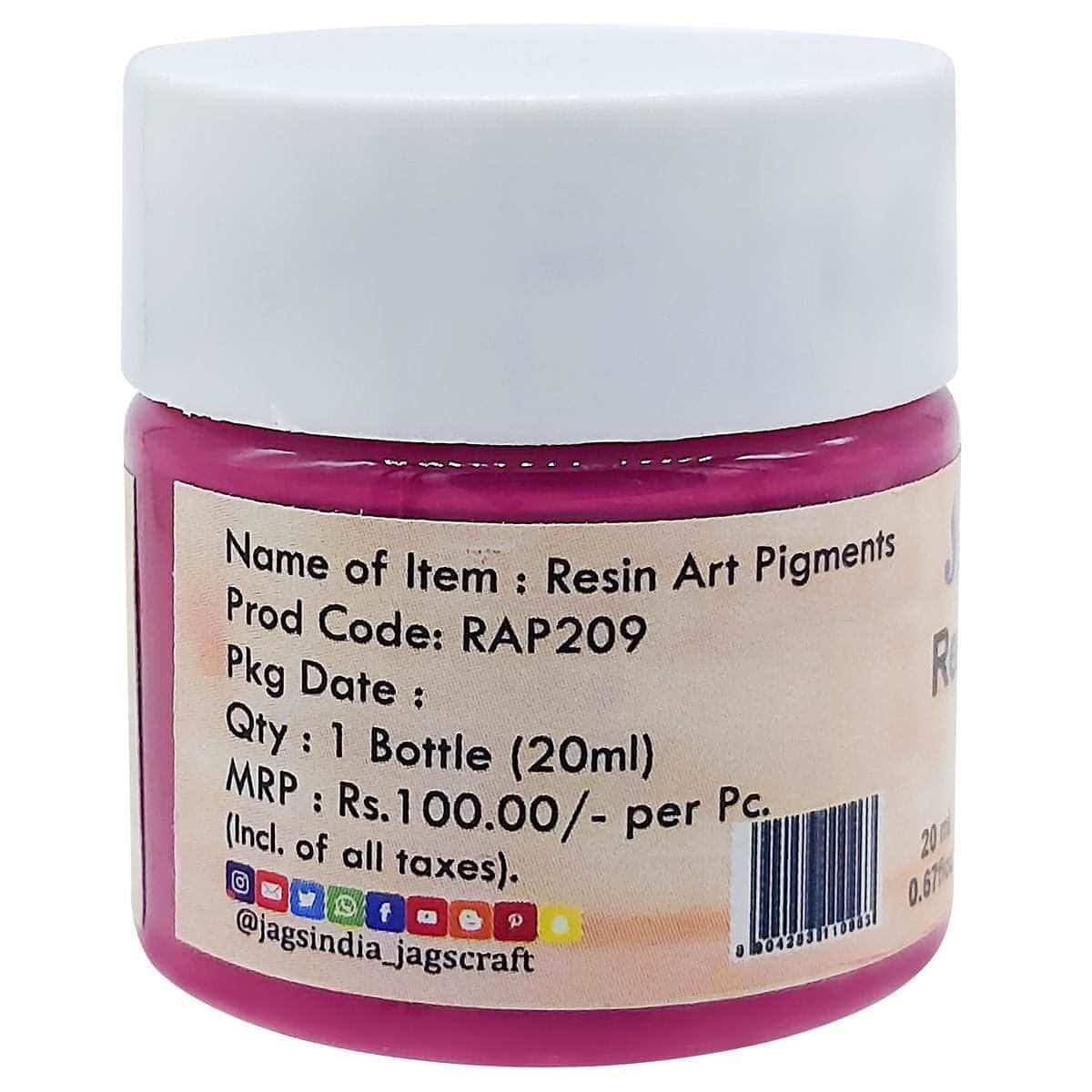 JAGS Epoxy Pigment Paste For Resin Art 20 ml Pastel Red