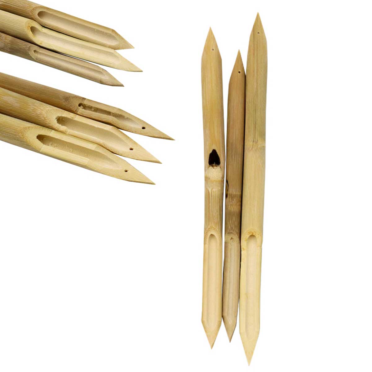 JustKraft 3 Piece Bamboo Calligraphy Pen Set for Traditional and Modern