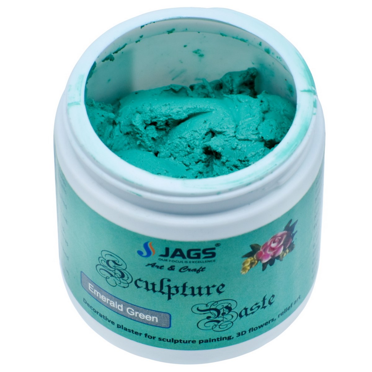 JAGS Sculpture Paste 150 Grams Emerald Green For Flower Making