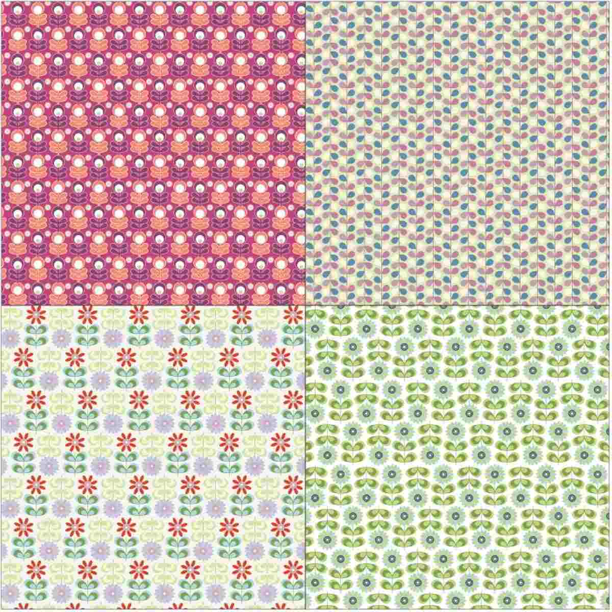 JAGS Spring 12x12 Inch Printed Paper (Pack of 36) 3 Sheets Each of 12 ...