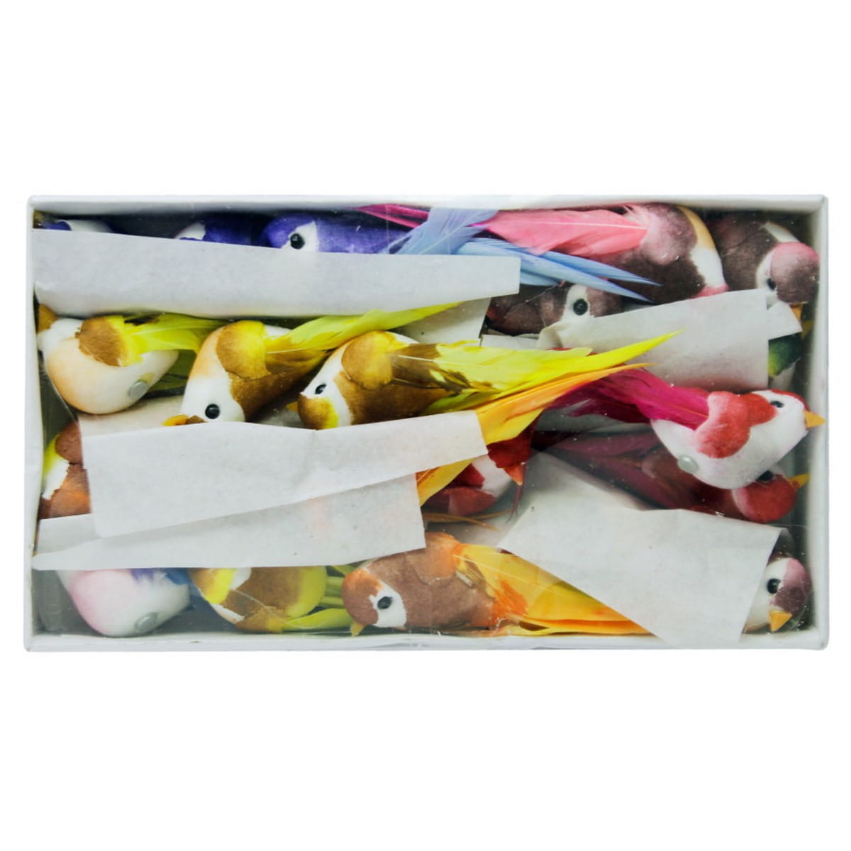 JustKraft Artificial Birds for Crafts (8x2x2.5 cm) Pack of 1