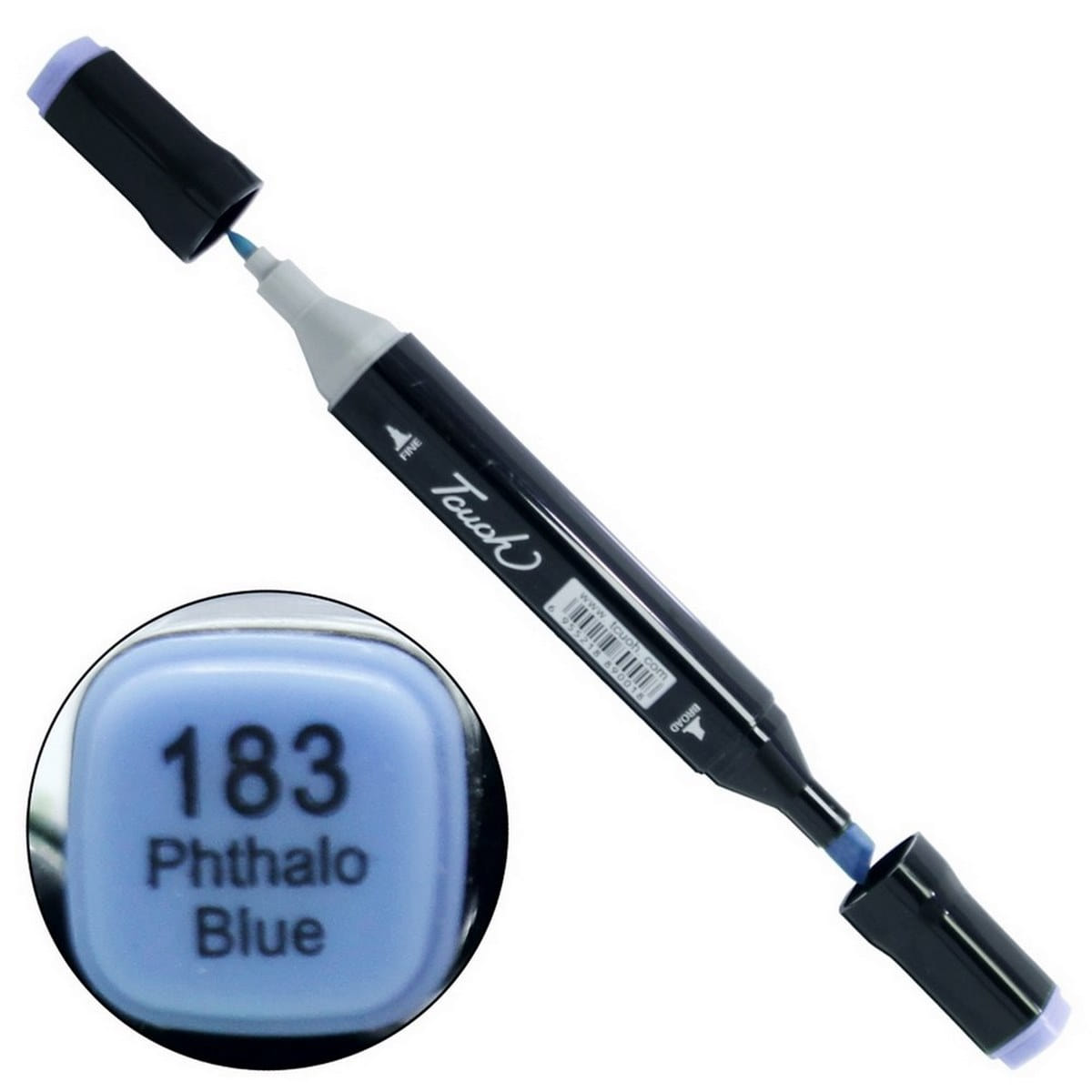 DoubleTip Permanent Touch Marker 2in1 Pen For Professionals