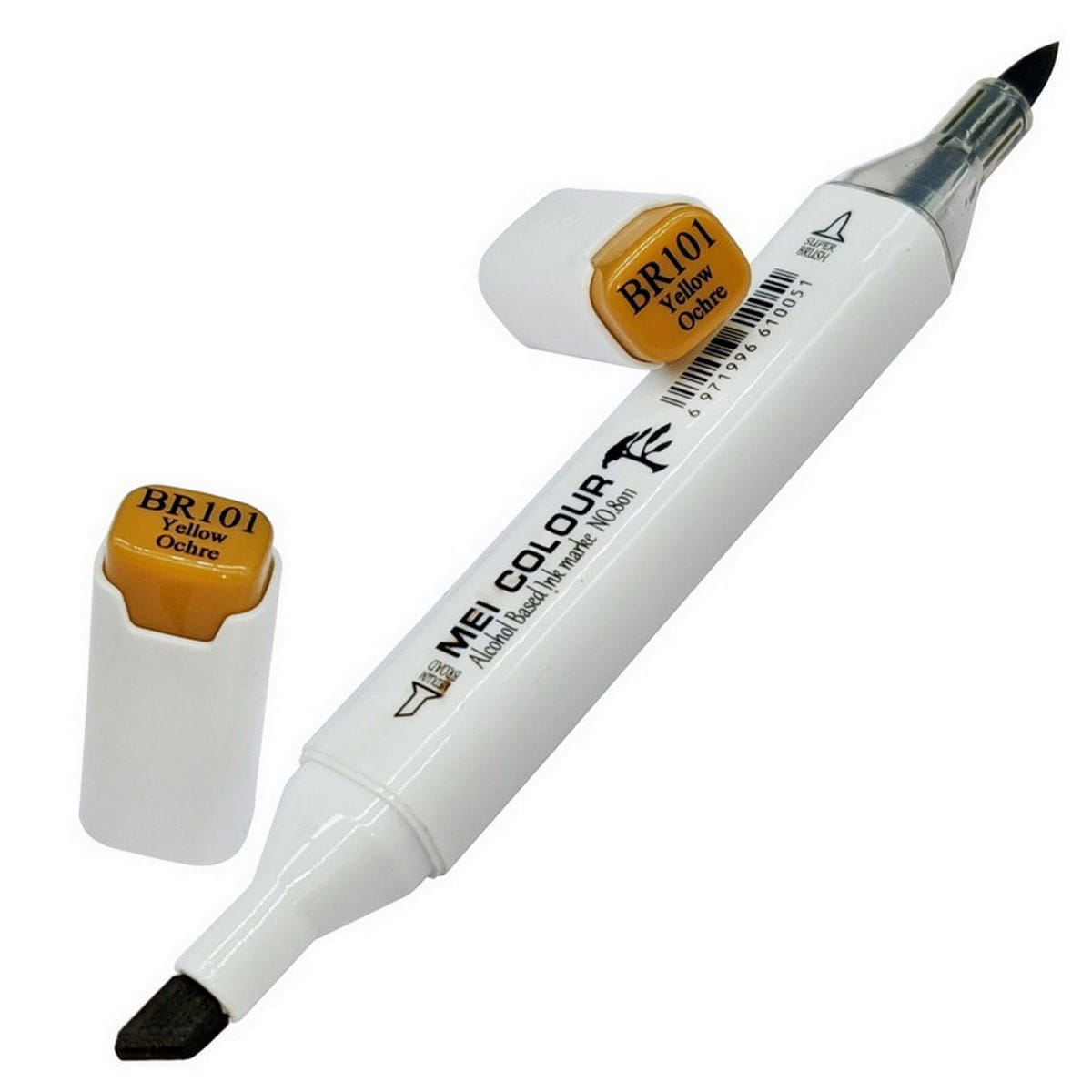 DoubleTip Permanent Soft MEI Colour Marker 2in1 Pen For Professionals