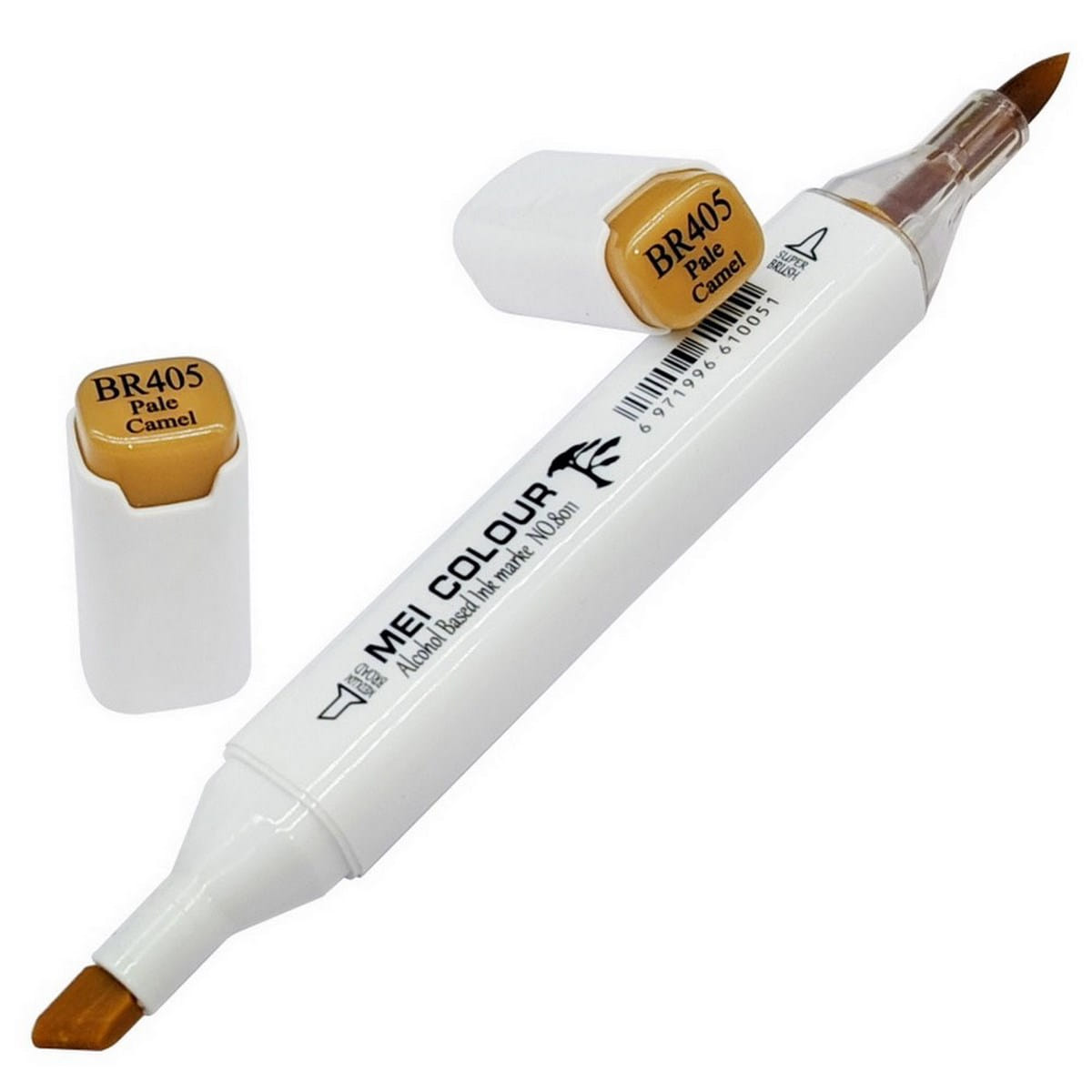 DoubleTip Permanent Soft MEI Colour Marker 2in1 Pen For Professionals