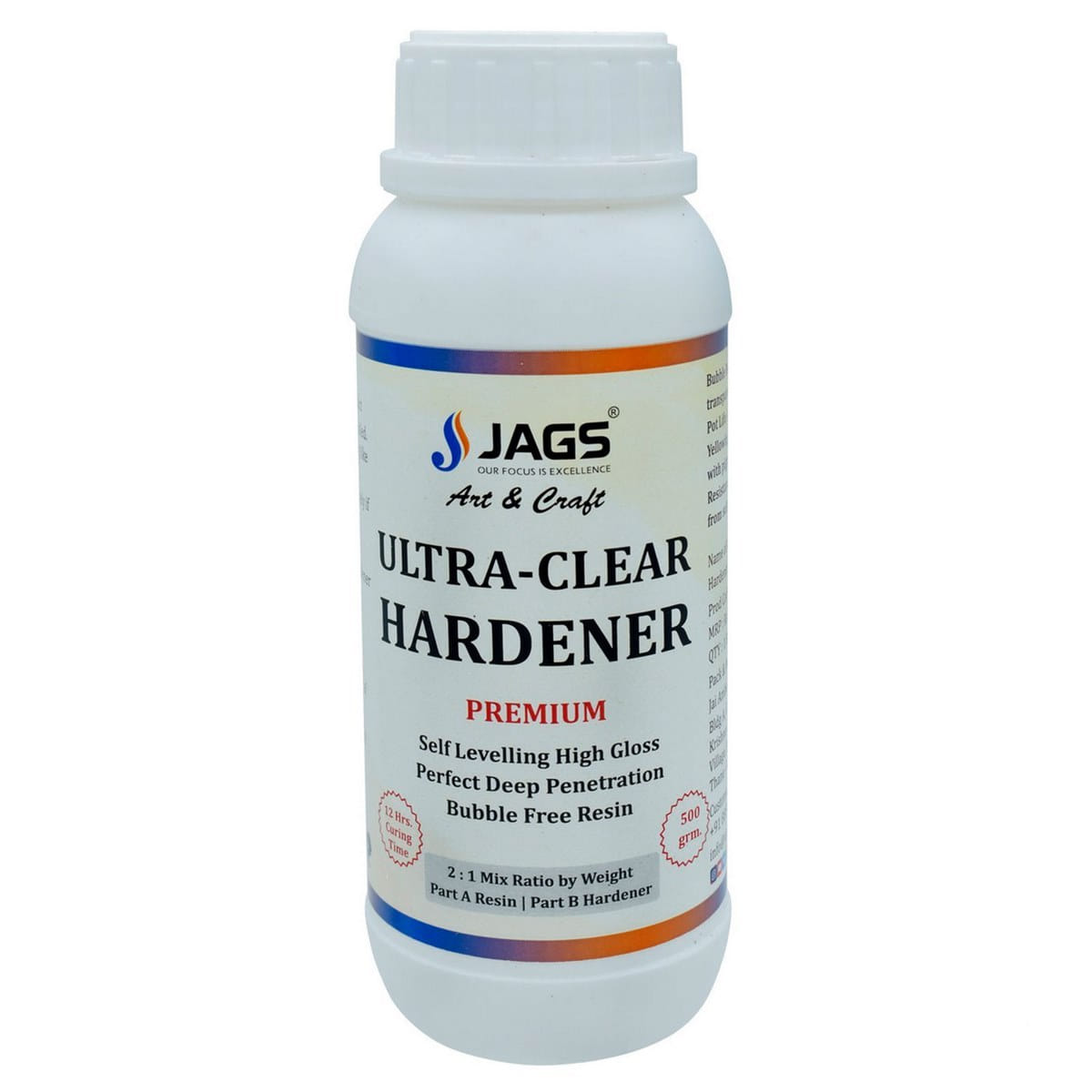 JAGS Ultra Clear Hardener (500 grams)