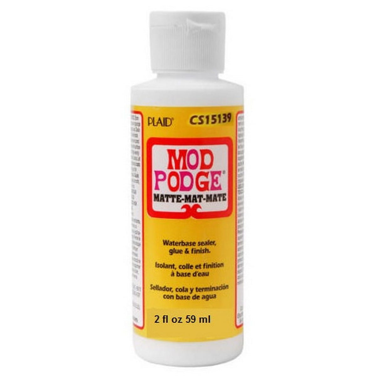 Mod Podge Matte WaterBased Glue Sealer & Finish (59ml2 fl oz)