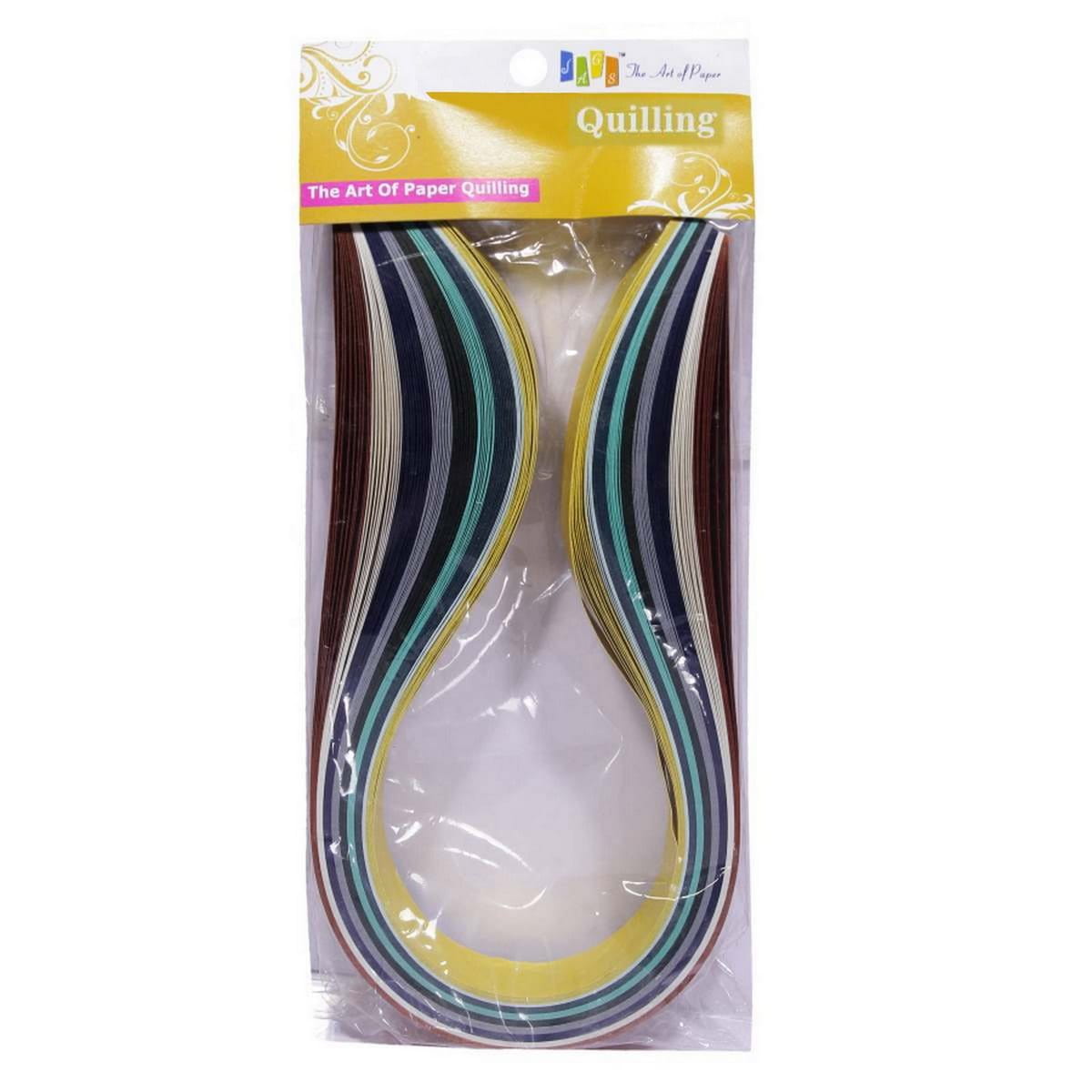 JAGS 100 Multicolor Quilling Paper Strips 20 mm