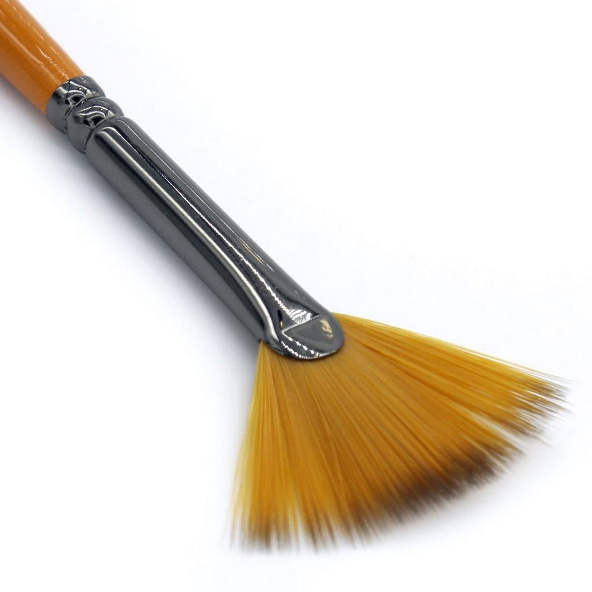 Artist Paint Brush Fan Shape For Painting Cosmetic (Brush Size 4) (Size