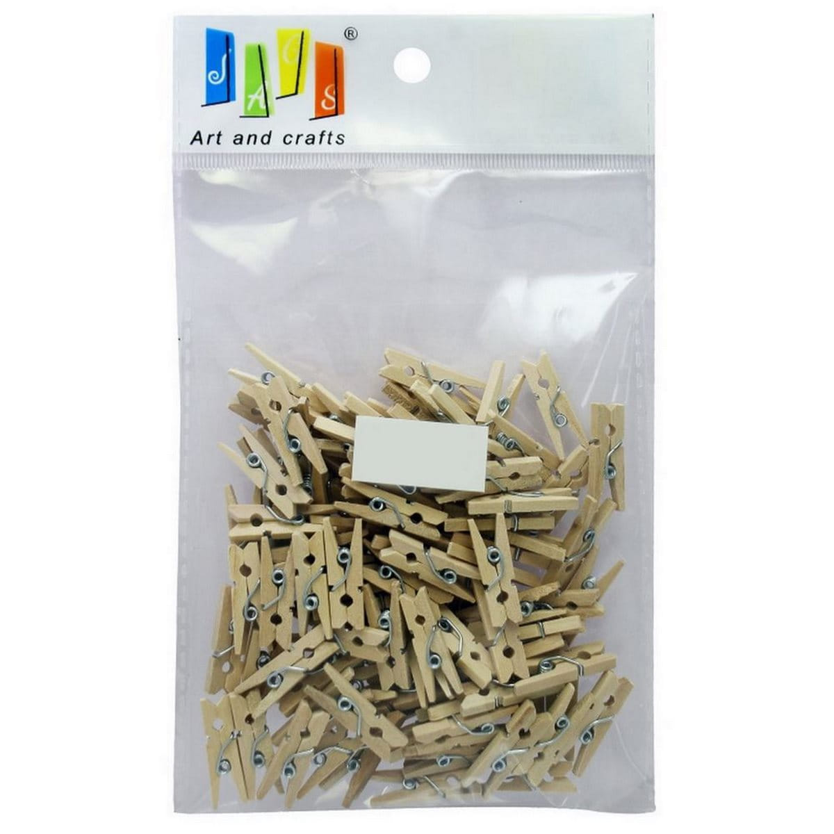 Wooden Clips For Art and Craft Office & Home Use (Size 35 MM) (Pack