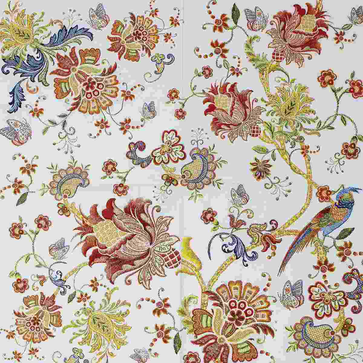 Buy Decoupage Tissue Paper Napkins 33 x 33 cm Embroidery Flowers